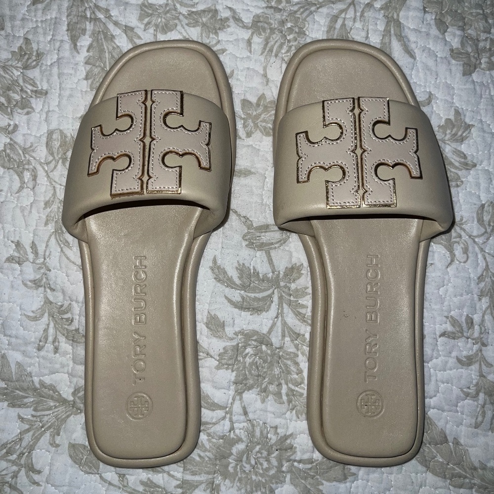 Tory Burch Double T Sport Slide